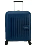 American Tourister Aerostep Expandable cabin trolley navy blue