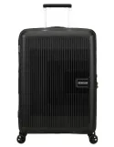 American Tourister Aerostep Mittlerer erweiterbarer Trolley schwarz