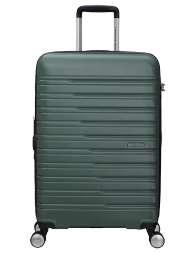 Erweiterbarer mittlerer Trolley American Tourister Flashline, dark forest