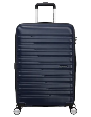 American Tourister Flashline Expandable Medium Trolley, Ink Blue