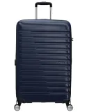 Großer, erweiterbarer Trolley American Tourister Flashline, ink blue