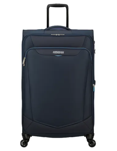 American Tourister SummerRide, großer ausziehbarer Trolley, blau