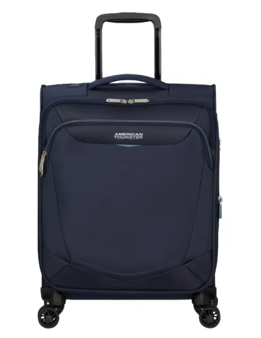 American Tourister SummerRide expandable carry-on trolley, blue