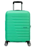 American Tourister Flashline Pop expandable carry-on trolley, light green