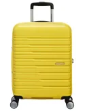 American Tourister Flashline Pop expandable carry-on trolley, lemon yellow