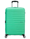 American Tourister Flashline Pop expandable medium trolley, light green