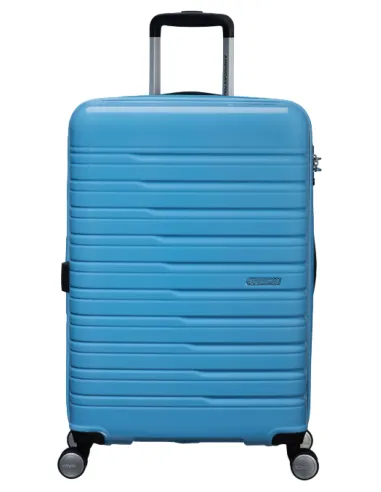 American Tourister Flashline Pop expandable medium trolley, cloudy blue