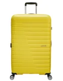 American Tourister Flashline Pop large expandable trolley, lemon yellow