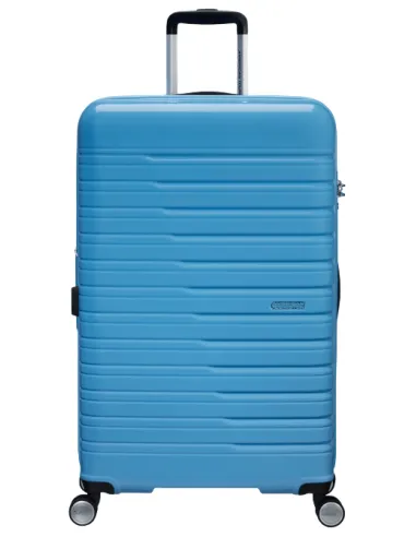 American Tourister Flashline Pop large expandable trolley, cloudy blue