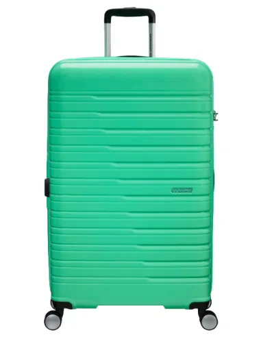 American Tourister Flashline Pop large expandable trolley, light green