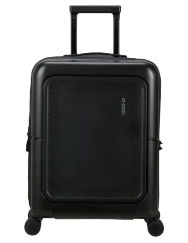 American Tourister DashPop expandable cabin trolley, true black