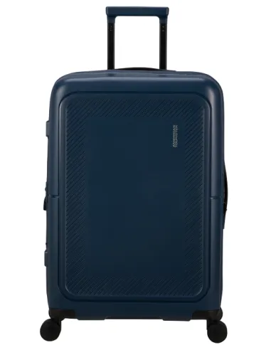 American Tourister DashPop medium polypropylene trolley, midnight blue