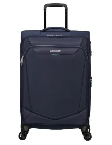 American Tourister SummerRide medium expandable trolley, blue