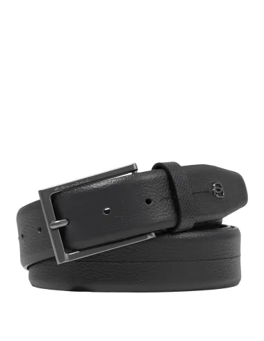 Piquadro Hedley men's leather belt, black