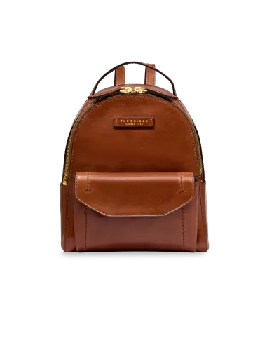 The Bridge Fiona small leather backpack, brown