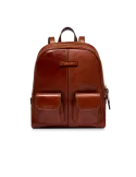 The Bridge Flora women's leather backpack, brown