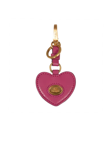 The Bridge heart keyring, fuchsia