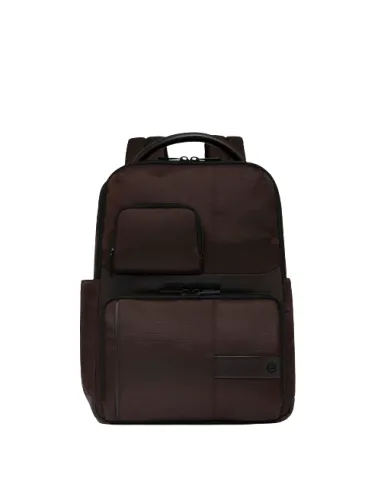 Piquadro Wollem Computer- und iPad®-Rucksack, Dunkelbraun