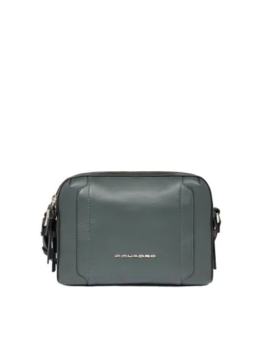 Piquadro Circle women's cross-body bag, dark green