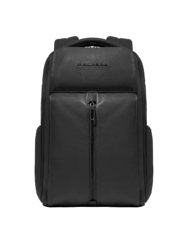 Piquadro Hedley travel backpack with laptop compartment, black