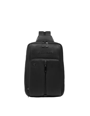 Piquadro Hedley Umhängetasche/Rucksack, schwarz