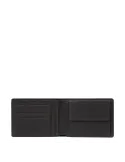 Piquadro Hedley men's wallet with coin pocket, black