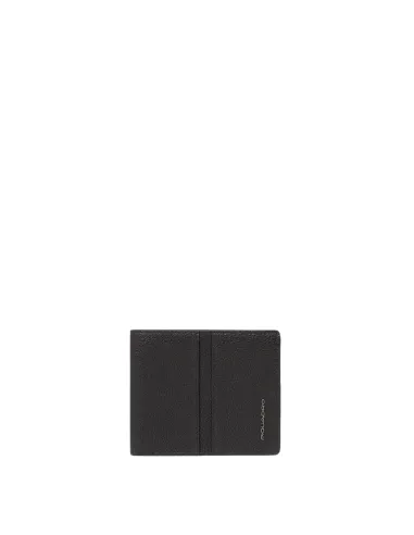 Piquadro Hedley Men's wallet with removable credit card holder, black