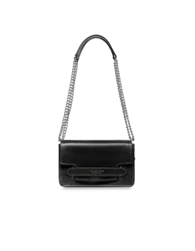 Borsa a tracolla con pattina The Bridge Lucrezia, nera