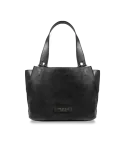 The Bridge Febe shopping bag with zip closure, black