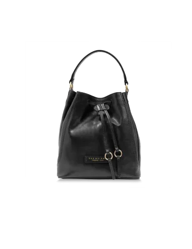 The Bridge Fiammetta small bucket bag, black