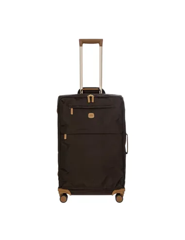 Bric's X-Collection medium trolley in recycled fabric, dark brown