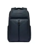 Piquadro Hedley travel backpack with laptop compartment, blue