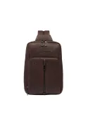 Piquadro Hedley Mono-sling bag/backpack, dark brown