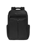 Piquadro Hedley 15.6 laptop backpack with USB and USB Type C ports, black