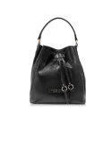 The Bridge Fiammetta medium bucket bag, black