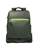 Zaino porta pc da 15,6 a due scomparti con cinghia pettorale Piquadro C2OW, verde