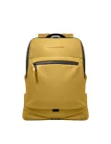 Piquadro C2OW laptop backpack in waterproof fabric, yellow