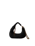 Borbonese La Nidi mini hobo bag, black