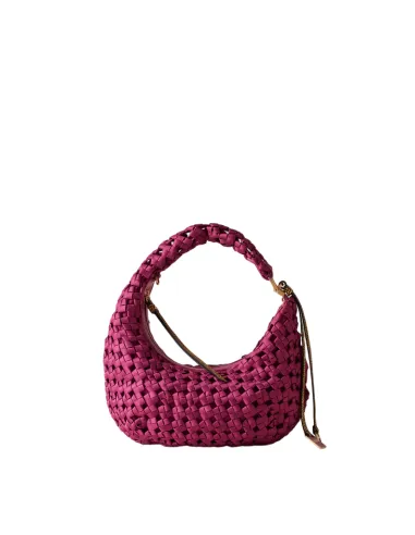 Borbonese La Nidi mini hobo bag, fuchsia