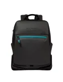 Piquadro C2OW Laptop-Rucksack aus wasserdichtem Stoff, schwarz