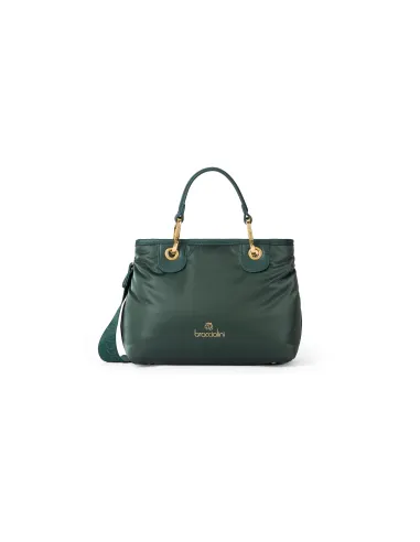 Kleine Braccialini Beth Puffy Damen-Handtasche, grün