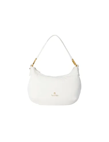 Borsa a spalla Braccialini Beth Puffy, bianco