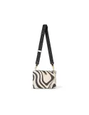 Braccialini Beth Print cross-body bag, zebra slime