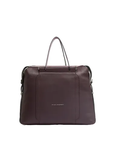 Piquadro Computer and iPad® portfolio briefcase, dark violet