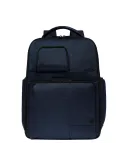 Piquadro Wollem travel backpack with 17.3" laptop compartment, blue