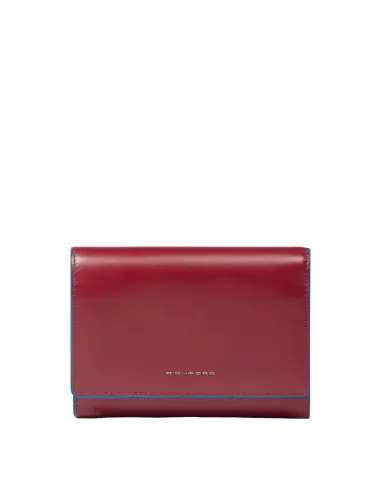 Piquadro Blue Square small women's wallet, red