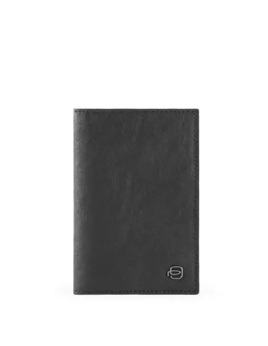 Piquadro Black Square Passport holder, black