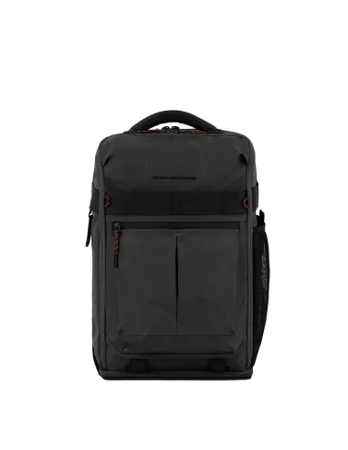 Piquadro Arne travel backpack with laptop compartment, black