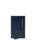 Portacarte di credito  con sliding system e fermasoldi posteriore Piquadro Blue Square, blu