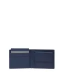 Piquadro Kiri men's leather wallet, blue